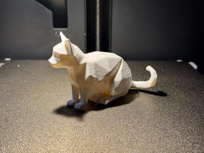 Low poly cat (free to sell)