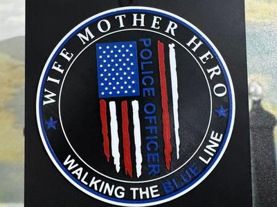 Police Officer-Walking the Blue Line Wife & Mother