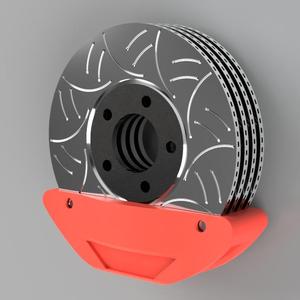 Car caliper cup holder