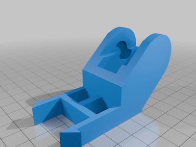 Robust Clip-On Compost Lid Hinge - Modeled from Original