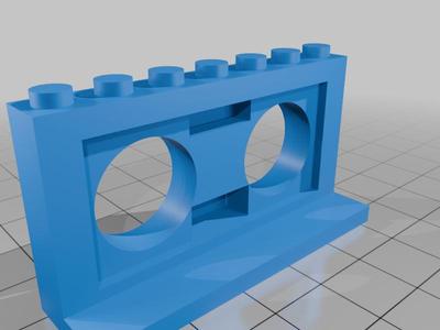 Brickable mount for HC-SR04