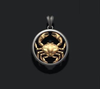 Horoscope Cancer  pendant