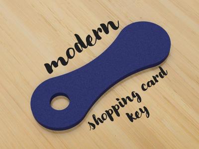 Modern Shopping Cart Key 
