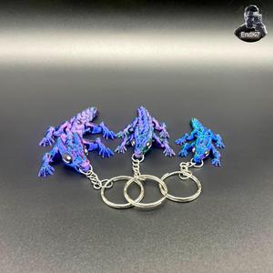 Baby Bull Dragon Keychain - Flexi - Print in Place - No Supports - Fantasy