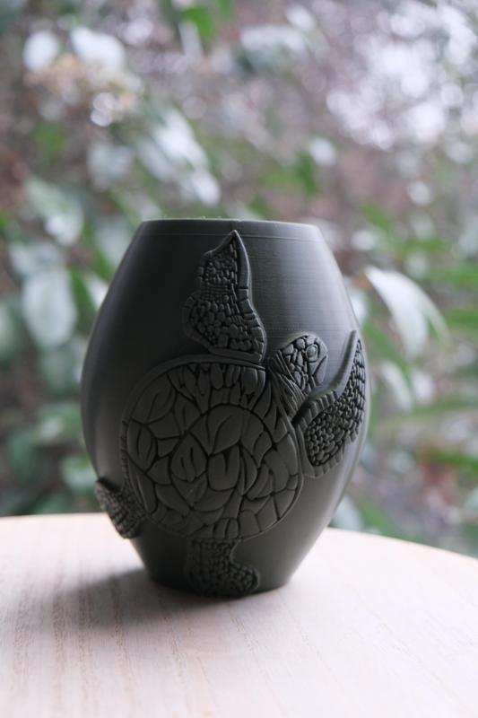 Turtle Vase - Sea Life Inspired 3D Decor
