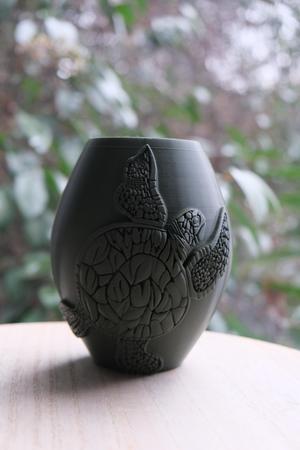 Turtle Vase - Sea Life Inspired 3D Decor