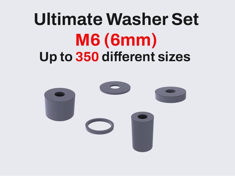 Ultimate Washer Set - M6 (6mm)
