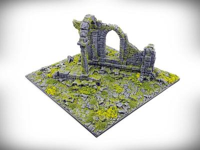 Temple Tile B - Ancient Ruined City Modular Tiles