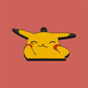 Pikachu - Pokemon Keychain or Ornament - Multicolor .3mf File
