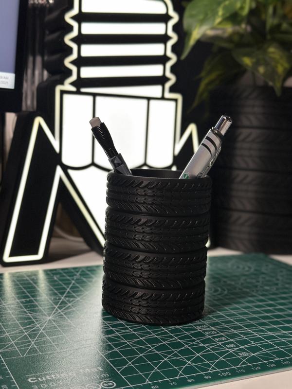 FREE - Tire Stack Pen Cup