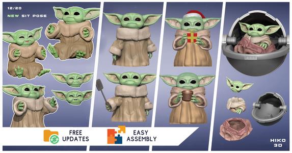 The Child - GROGU - Baby Yoda - The Mandalorian - Star Wars