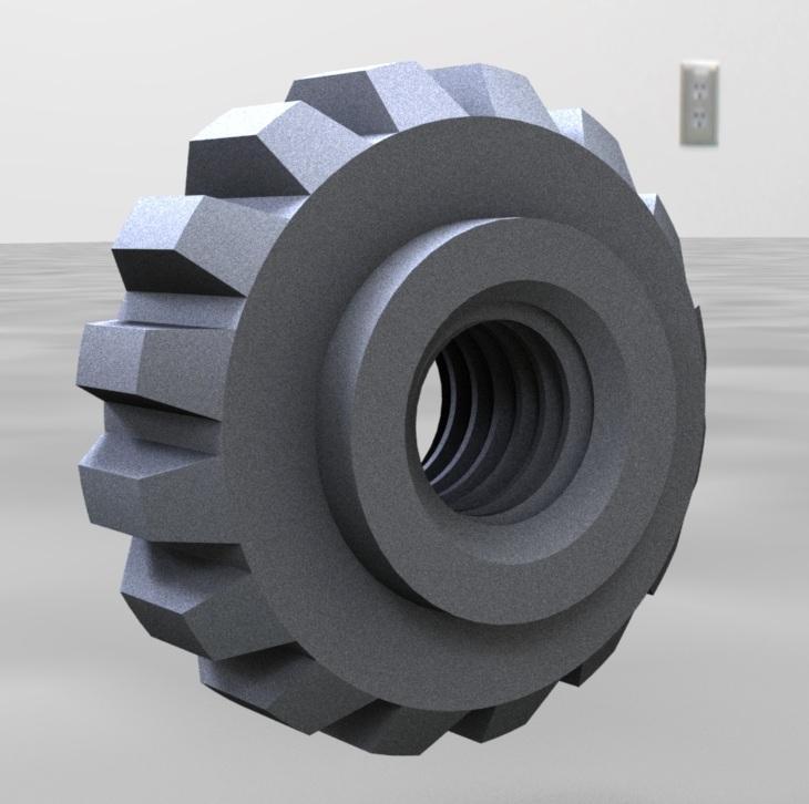 Threaded Metric Knurled Nuts M3 M4 M5 M6 M8