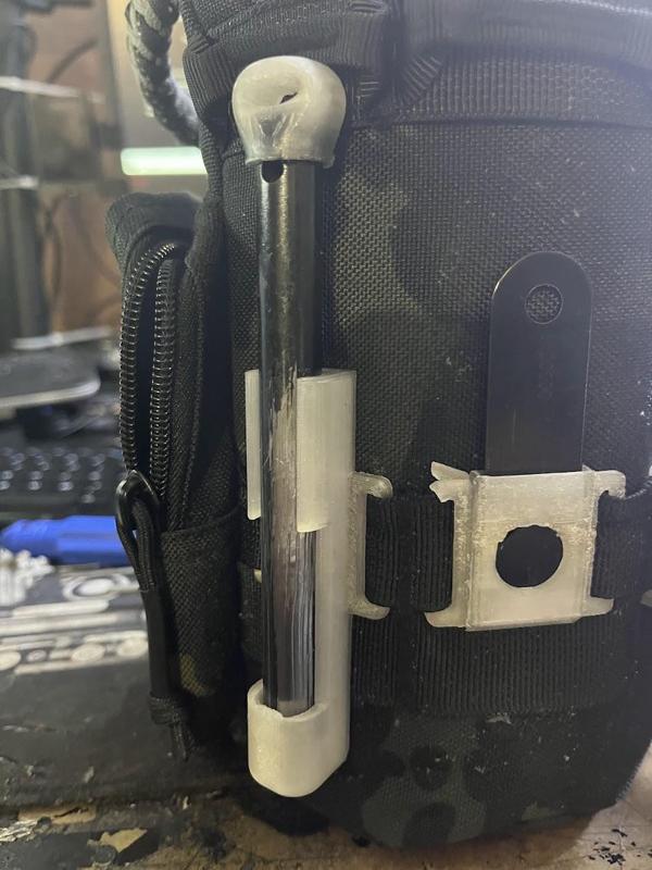 Molle adapted Fire Steel Holder