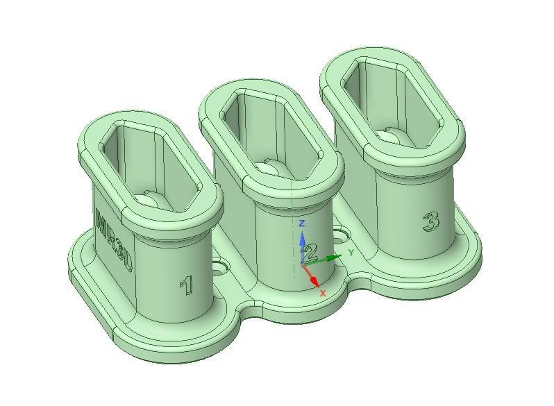 Soporte tres cargadores (dos modelos). Support three chargers (two models)