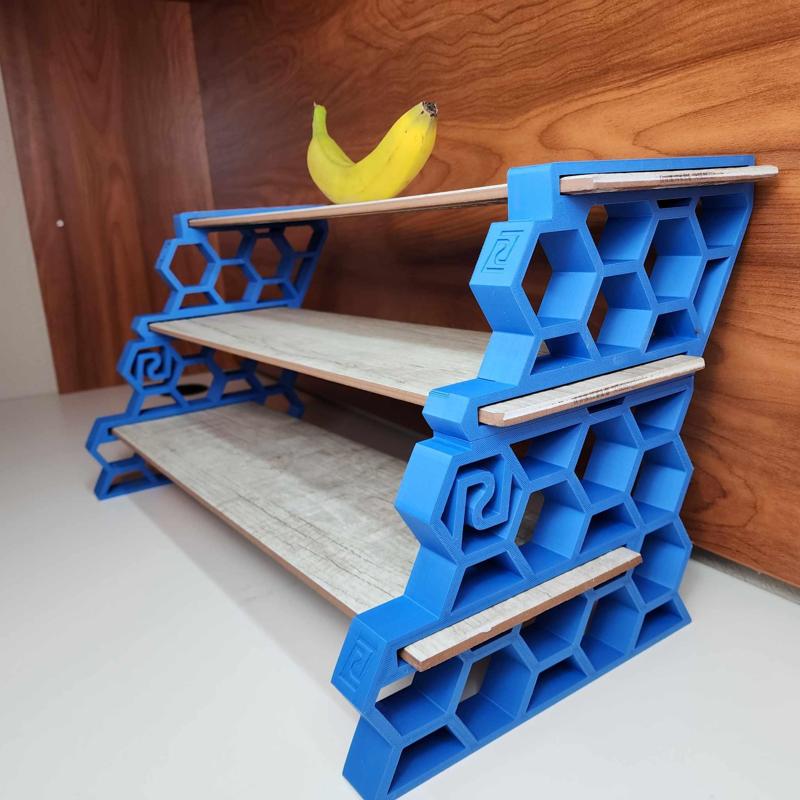 Printed Tile Riser Display Stand