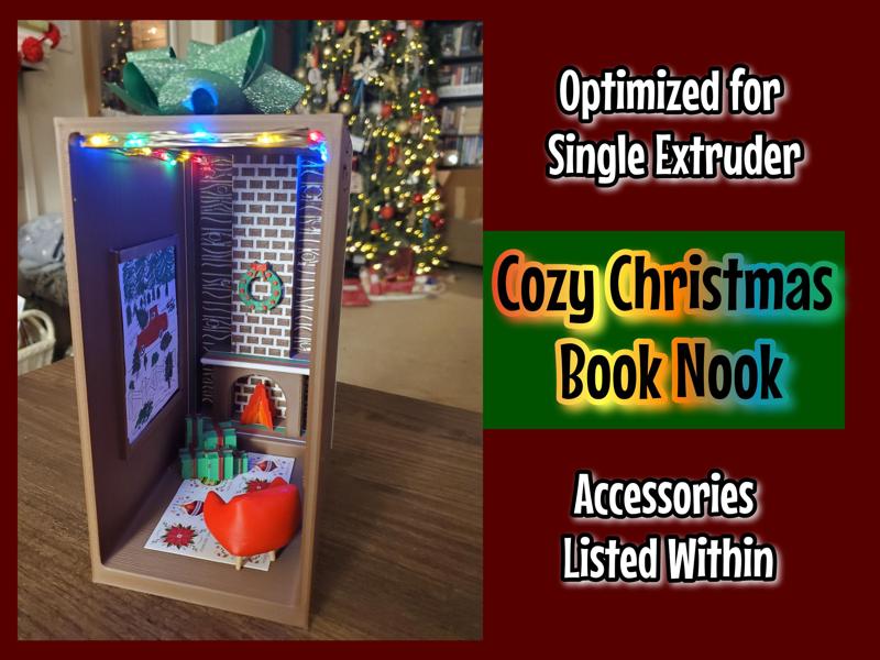 Cozy Christmas Book Nook