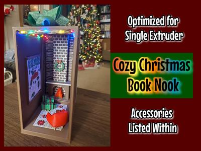 Cozy Christmas Book Nook