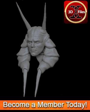 Star wars HotToys Head sculpt - Mas Amedda Chagrian - Black Series - Hottoys - 1:12 a