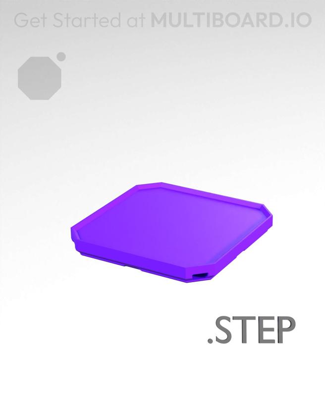 1x1x0·25 - Multibin Insert - STEP Remixing File