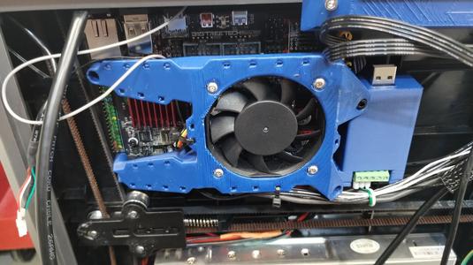 K1 Manta M5P fan mount and skirt