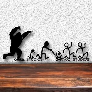 bigfoot wall art family car decal decor sasquatch art
