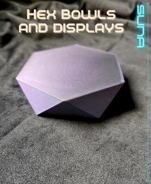 Hex Bowl & Display Set