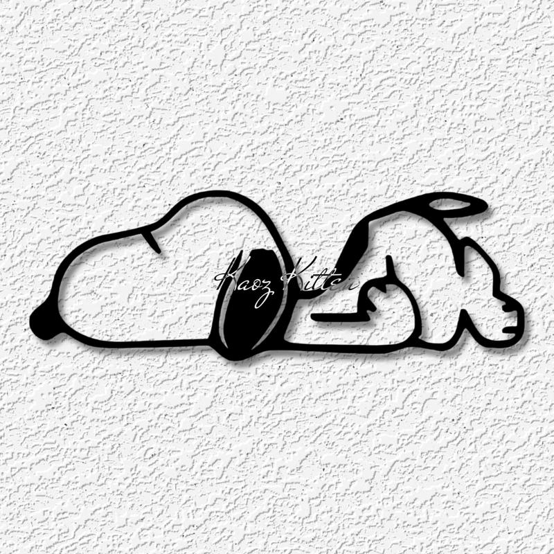 snoopy wall art peanuts home decor fan art