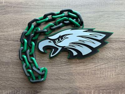 Philadelphia Eagles Oversized Necklace, Pendant