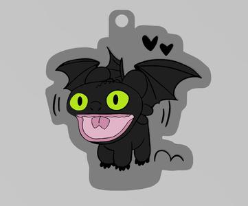KEYCHAIN TOOTHLESS (MULTICOLOUR WITHOUT AMS)