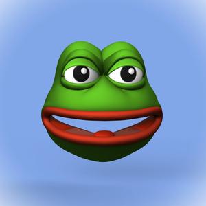 Pepe Mask/Wall Art -"Croak" (Sculptober Day 8)