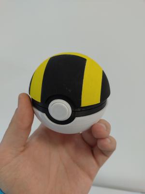 Ultraball with hinge (V1.5), functional button and insert for GBA, DS and 3DS cartridges