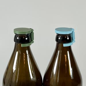 Beer Bottles Bee Protection Bottle Markers Print in Place