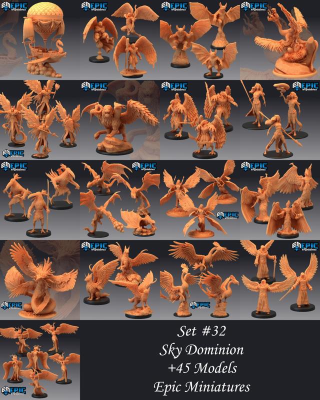 Sky Dominion Set / Flying & Air Encounter / Heavenly Collection / Pre-Supported