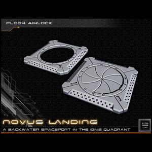 Sci-fi Floor Airlock [Support-Free]