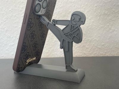Mobile phone stand- Karate style