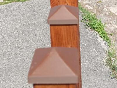 fence post cap rain protection 40x40