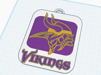 Minnesota Vikings Keychain