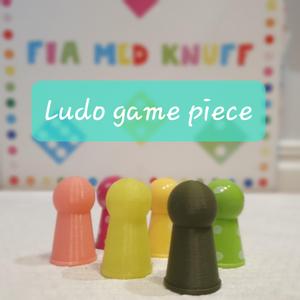 Ludo game piece for swedish version (Fia med knuff)
