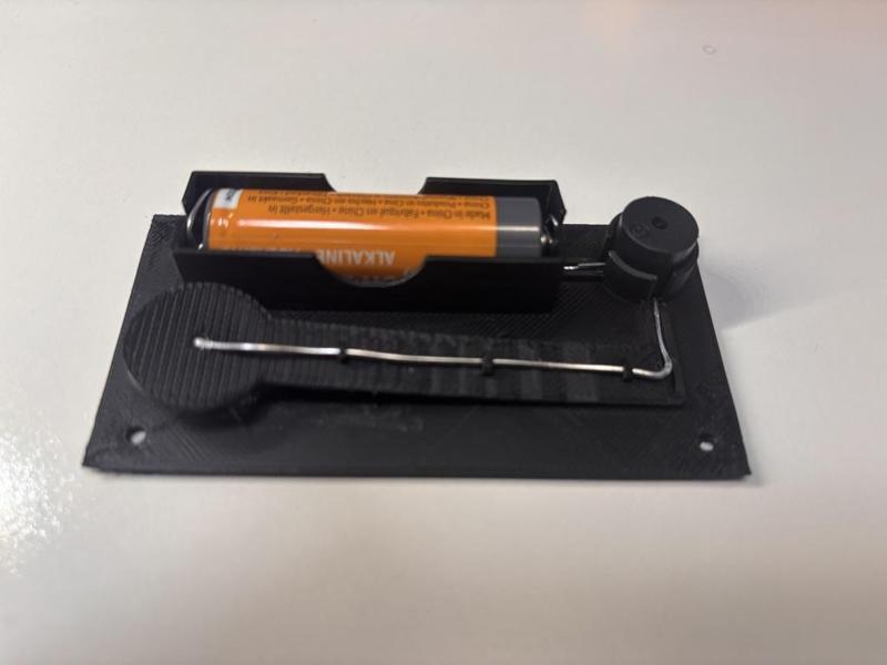 Simple single print morse sounder