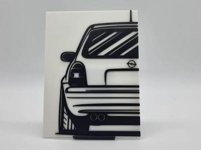 2D Wall Art Opel Corsa B GSI