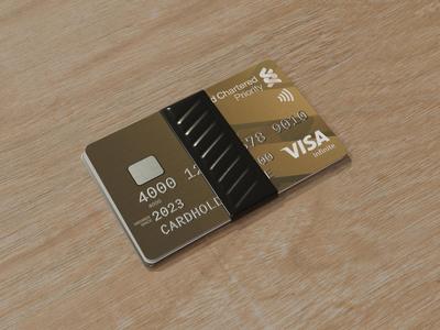 TPU Credit Card Band - Minimalist Wallet