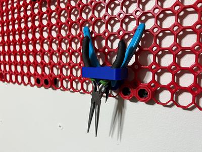Multiboard Dual Flush Cutter, Needlenose Plier, Wire Stripper, and more Holder