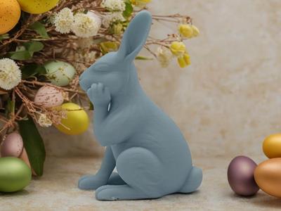The Pensive Rabbit – A Moment of Reflection