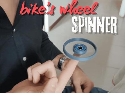 bike's wheel spinner