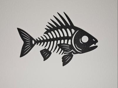 Fish Skeleton Wall Art