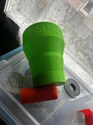Cup holder for heavy machinery