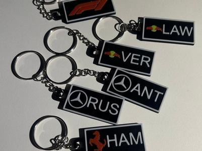 Formula 1 keychain