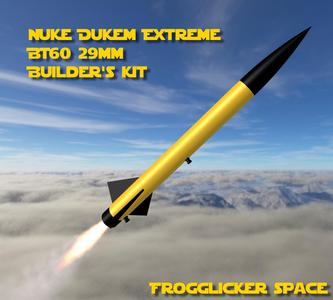 Nuke Dukem Model Rocket - Extreme Series