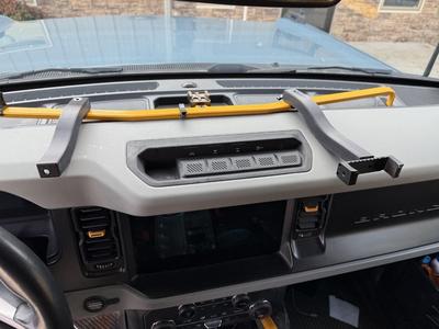 Pilot and Co-Pilot Extension arms for Bronco BYOD Dash rail