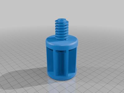 Hand adjustable leg for kitchen stove (cooker)